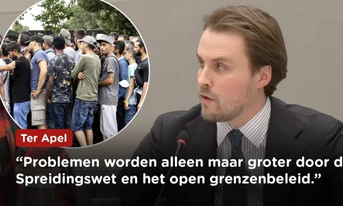 Chaos in Ter Apel lijkt door Spreidingswet blauwdruk te worden voor Nederland | Tom Russcher (FVD)
