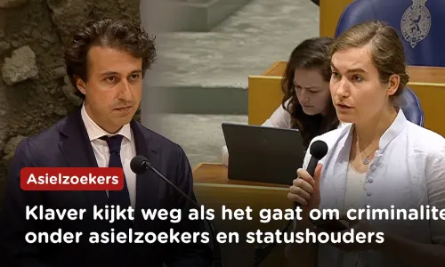 "Dit legt de hypocrisie van Klaver bloot!" Lidewij de Vos (FVD) over asielzoekers en criminaliteit