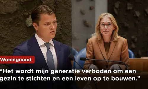 "Dit kabinet bouwt woningen voor migranten die hier nog niet eens zijn" Schenk (FVD) in maidenspeech