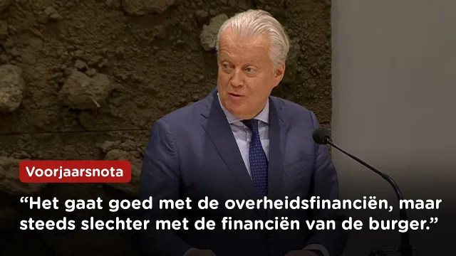 Wie profiteert het meest van Nederlands belastinggeld? Niet de burger, constateert Ralf Dekker (FVD)