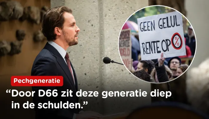 "Pechgeneratie staat 10-0 achter bij start volwassen leven" Tom Russcher (FVD) bij onderwijsdebat
