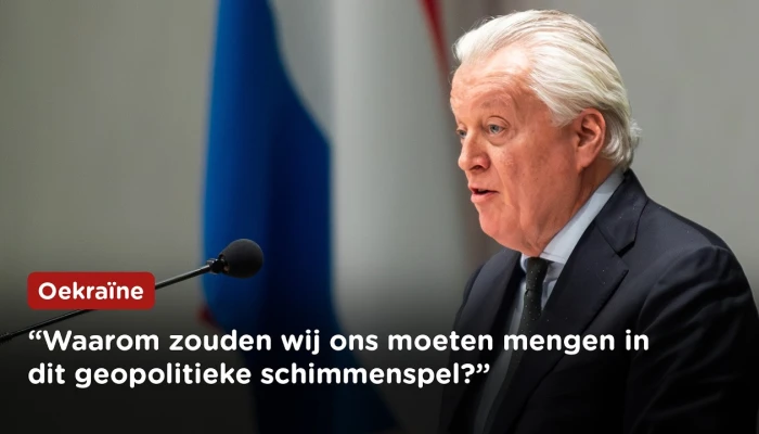 "We zijn honderd miljard kwijt, zonder enig nut." Ralf Dekker (FVD) over Oekraïne