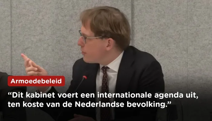 Kabinet geeft geld aan globalistische projecten, Nederlander zit in de kou | Van Houwelingen (FVD)