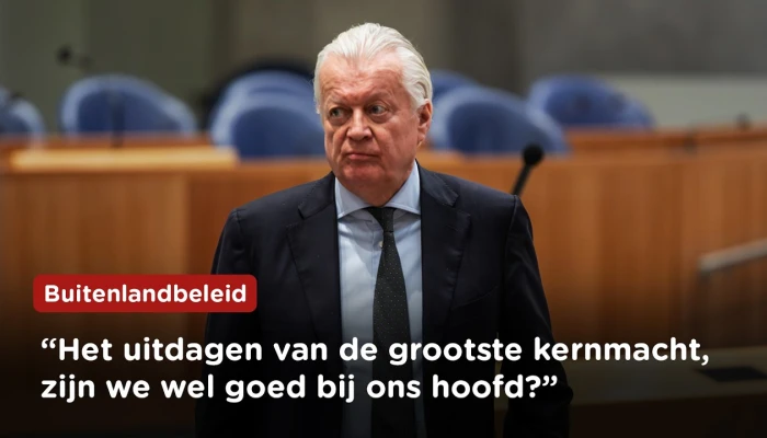 "Het zou komisch zijn als het niet zo triest en gevaarlijk was", Ralf Dekker (FVD) over geopolitiek