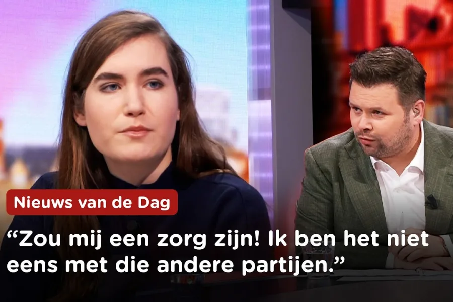 "Ik laat me niet chanteren door linkse partijen", Lidewij de Vos bij Nieuws van de Dag