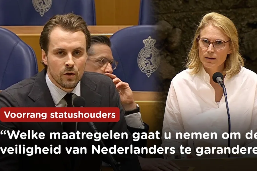 "Statushouders samen laten wonen met Nederlanders?!" Tom Russcher tegen minister bij vragenuurtje