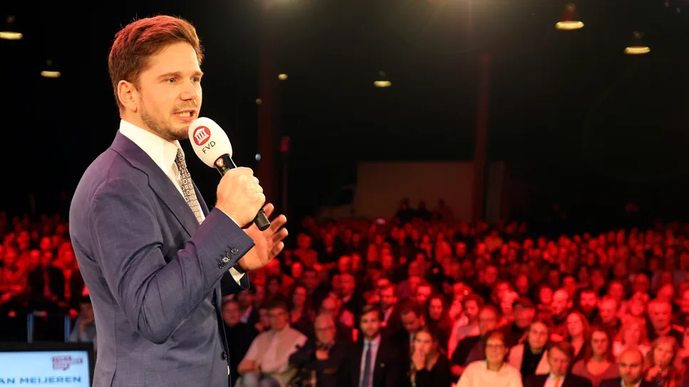 Van Meijeren reageert op ingrijpende stikstofplannen tijdens FVD Congres