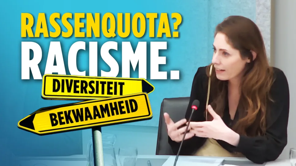 Simone Kerseboom (FVD) pleit tegen diversiteitsquota en anti-blank racisme in debat over wetenschapsbeleid