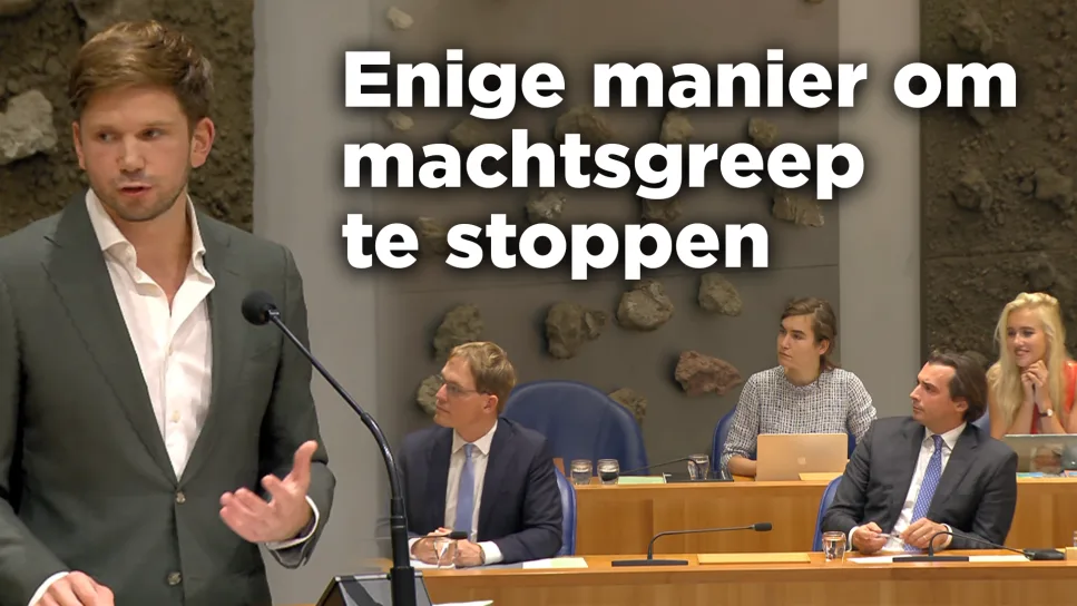 Van Meijeren benadrukt noodzaak referenda tijdens behandeling wetsvoorstel Baudet en Van Houwelingen