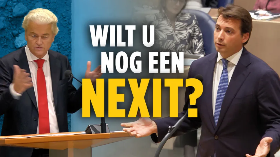 Baudet verbaasd over EU-standpunt Wilders: "geen streng asielbeleid zonder NEXIT."