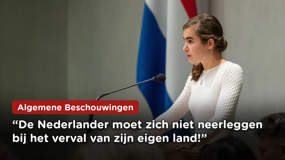 "Stop het afbraakbeleid en bespaar tientallen miljarden!", De Vos (FVD) bij Algemene Beschouwingen