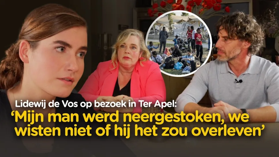 Lidewij de Vos op bezoek in Ter Apel: horrorverhalen over criminaliteit AZC