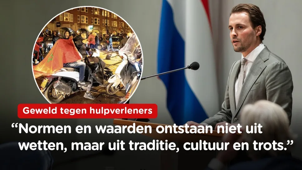 “Hufterigheid” in samenleving? Maidenspeech FVD-Kamerlid Tom Russcher