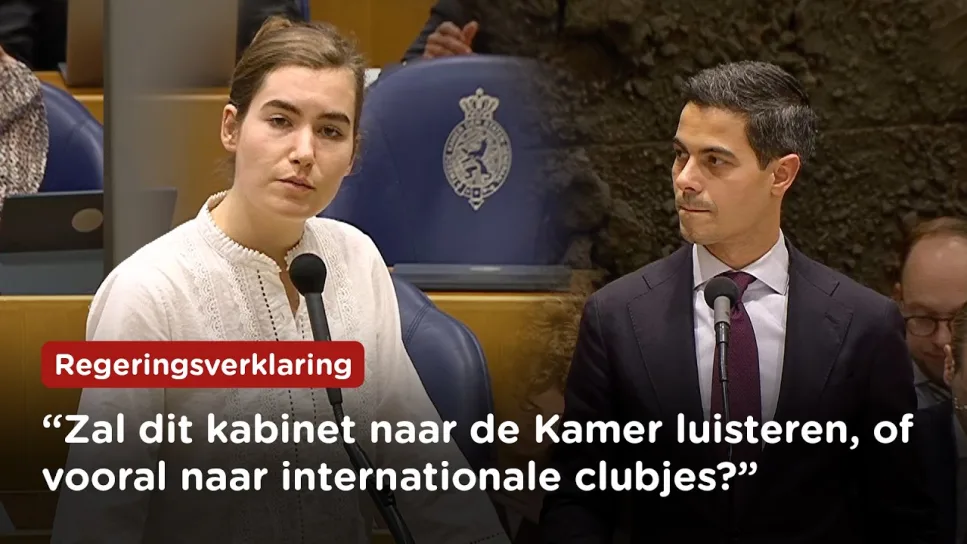 Komen er geitenpaadjes, of luistert kabinet écht naar de Kamer? Lidewij de Vos in debat met Jetten