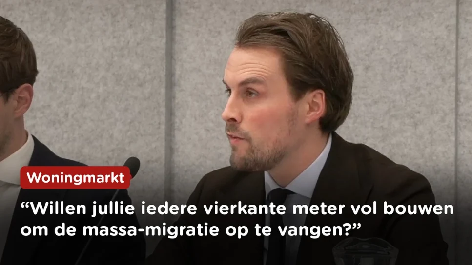 Nederland straks 23 miljoen inwoners door immigratie? Niet als het aan Tom Russcher (FVD) ligt