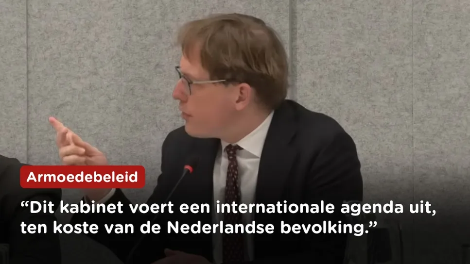 Kabinet geeft geld aan globalistische projecten, Nederlander zit in de kou | Van Houwelingen (FVD)