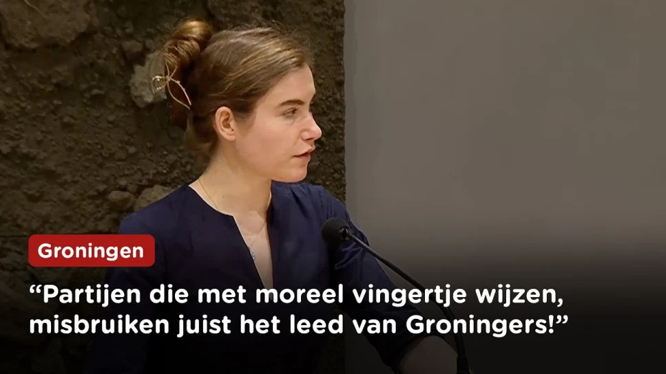 "Ereschuld aan Groningers wordt misbruikt voor klimaatbeleid" - Lidewij de Vos (FVD)