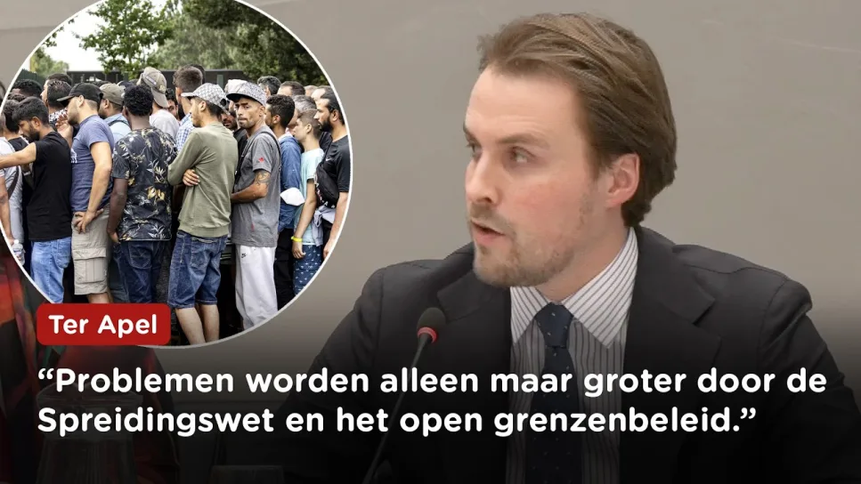 Chaos in Ter Apel lijkt door Spreidingswet blauwdruk te worden voor Nederland | Tom Russcher (FVD)