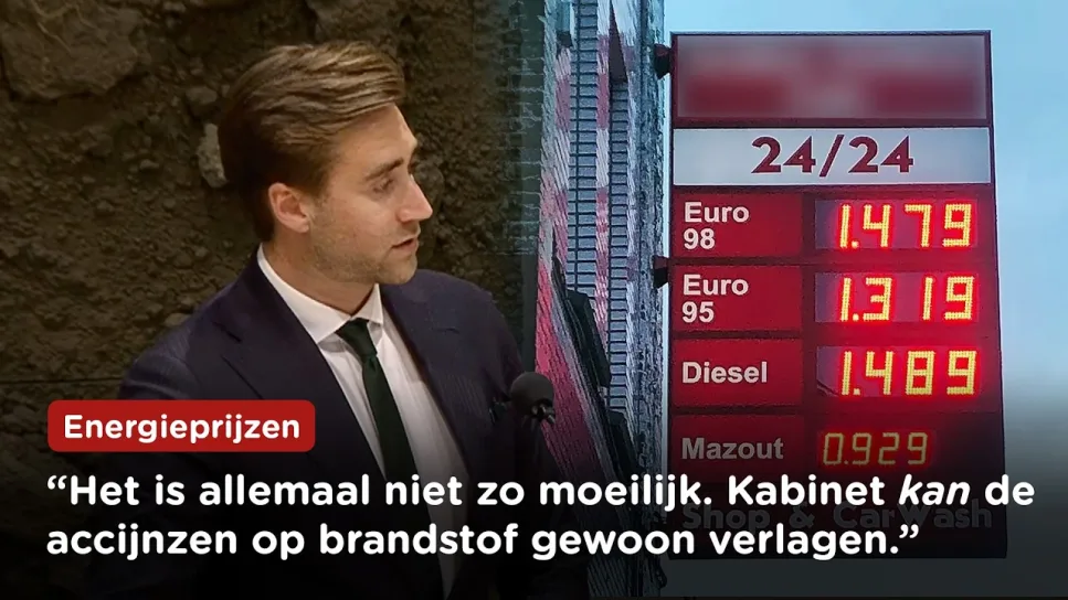 Hoge energieprijzen? Begin te snoeien in uitgaven voor linkse hobby's! | Jansen (FVD)