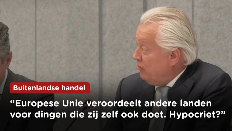 "Westen lijkt diplomatie volledig te zijn verleerd", Ralf Dekker (FVD) over buitenland en Iran