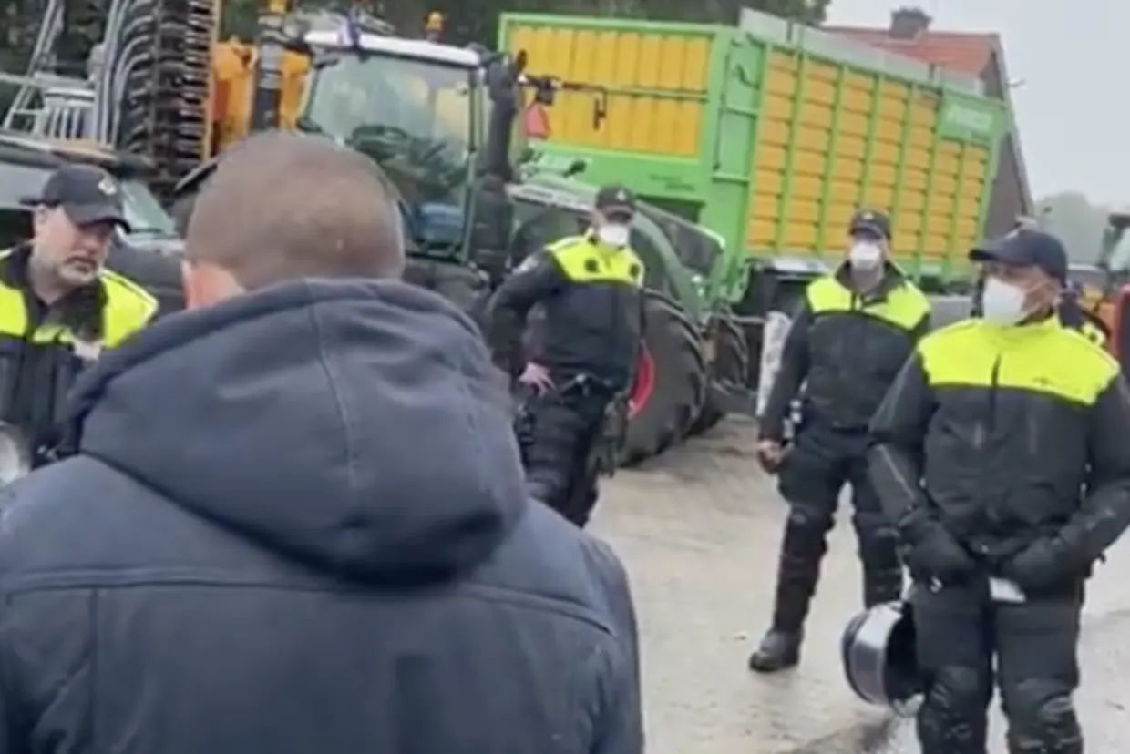 Kamervragen over arrestaties van boeren bij Wijster