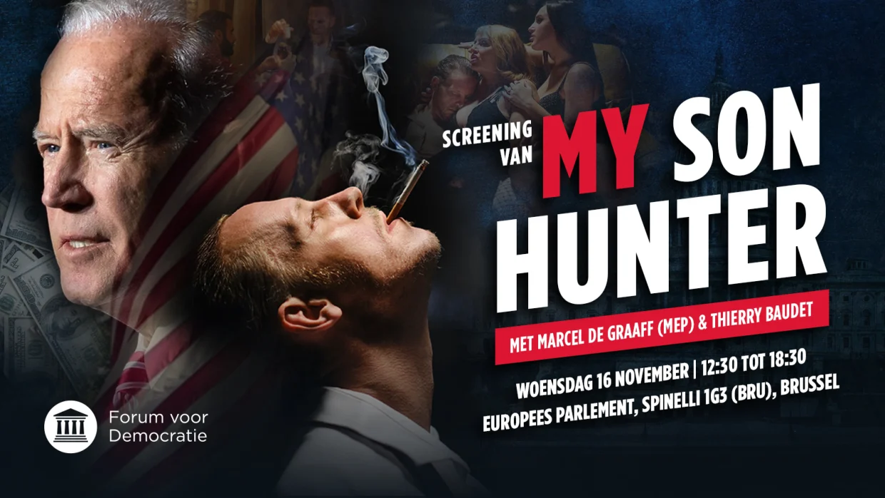 Meld je aan! 'My son Hunter' screening in Europees Parlement