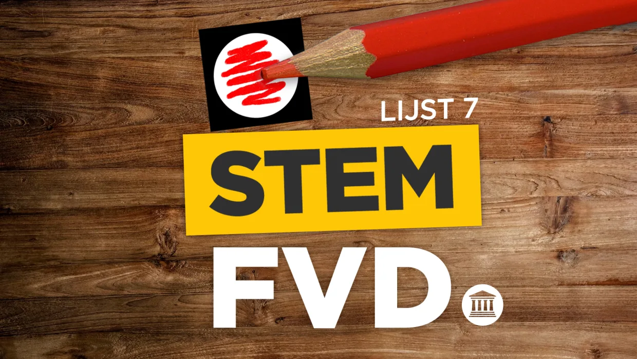 Ga vandaag stemmen! Stem Forum voor Democratie (FVD)