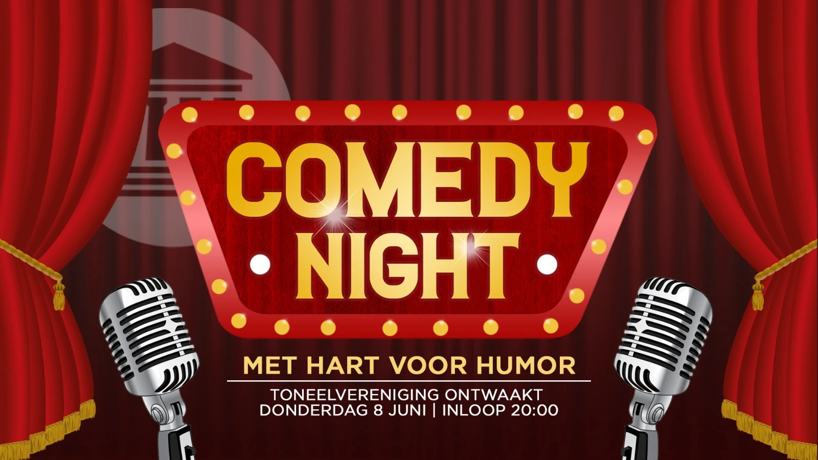 Comedy avond met Hart voor Humor