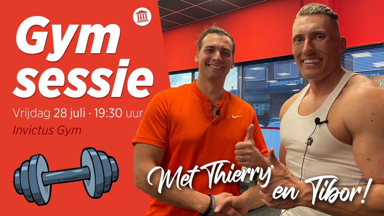 Gymsessie met Thierry Baudet en Tibor Wouda!
