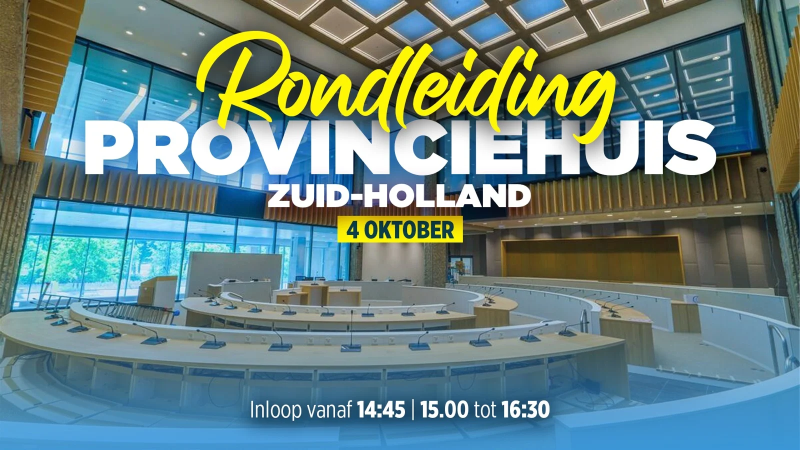Rondleiding Provinciehuis Zuid-Holland