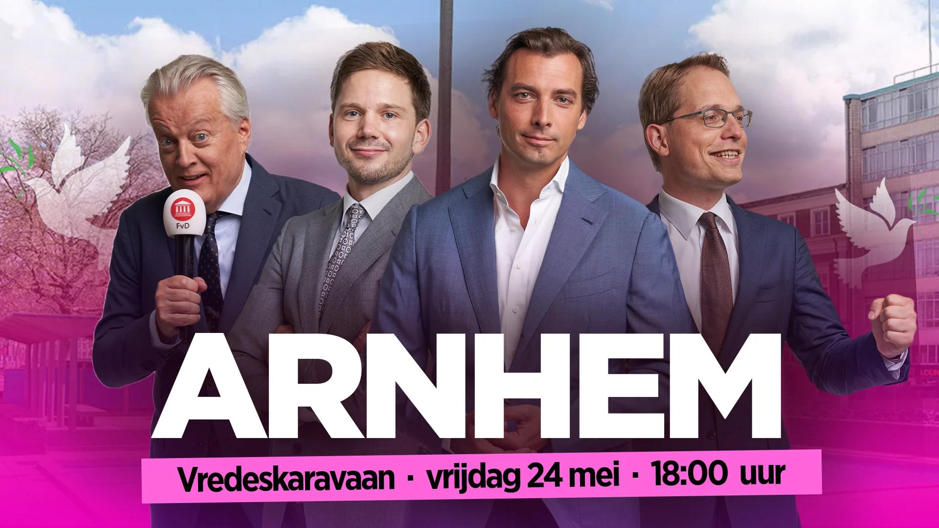 Vredeskaravaan | Arnhem, Gele Rijders Plein