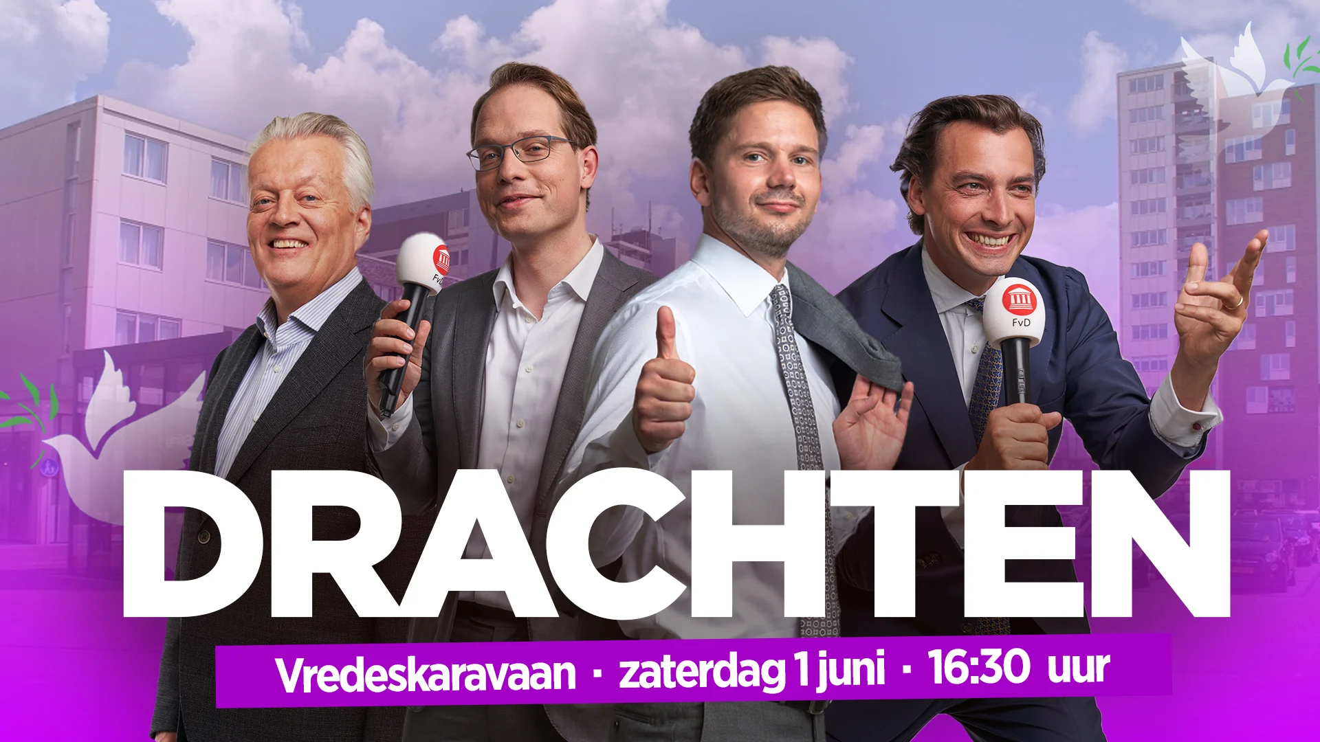 Vredeskaravaan | Drachten, Kiryat Onoplein