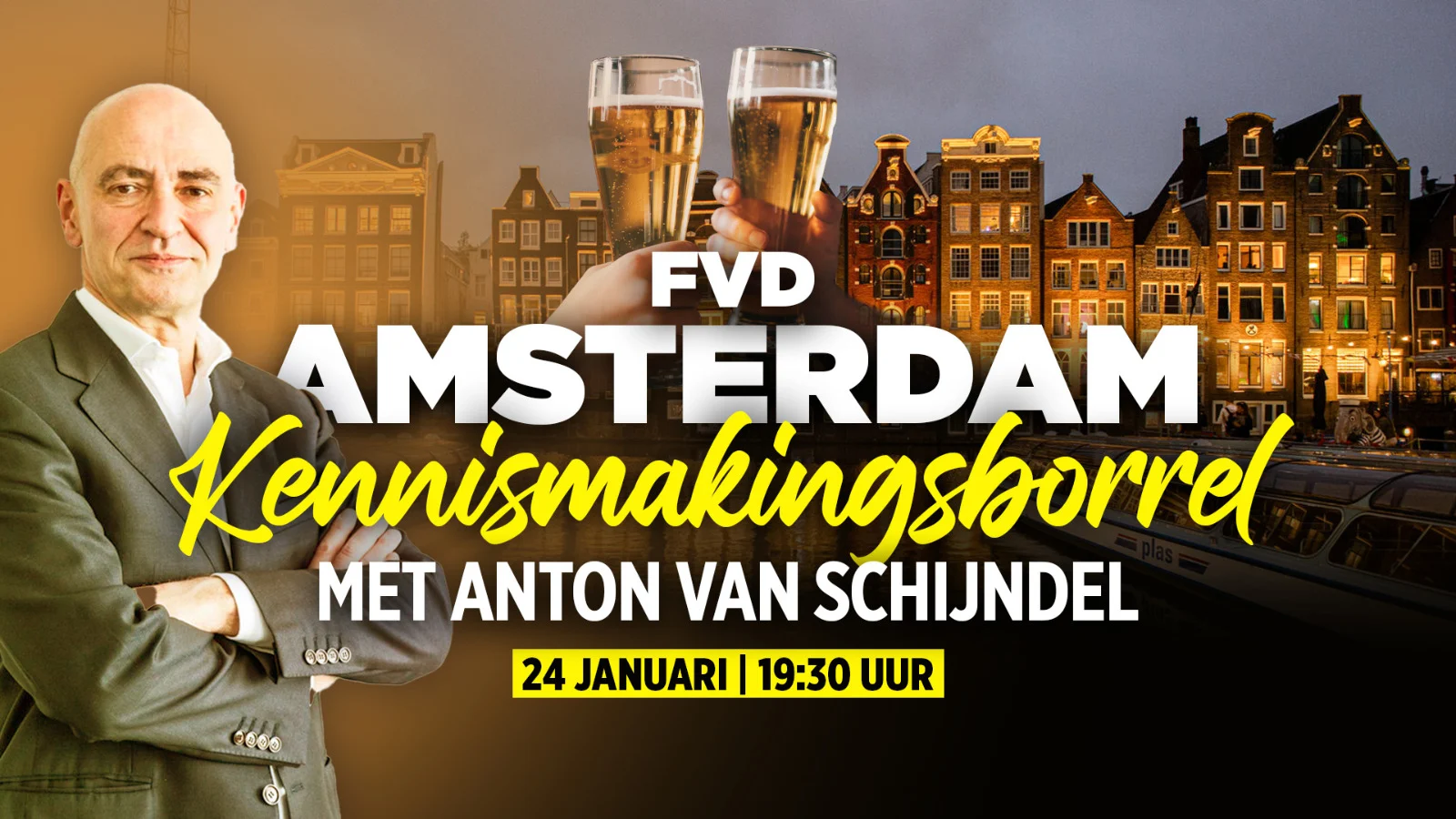 Kennismakingsborrel FVD Amsterdam