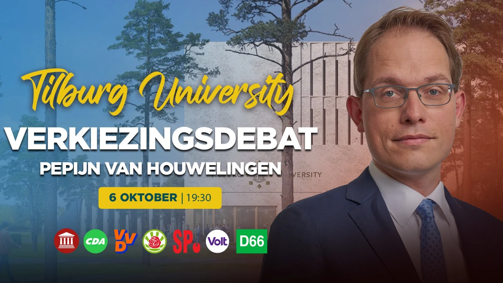 Verkiezingsdebat op Tilburg University
