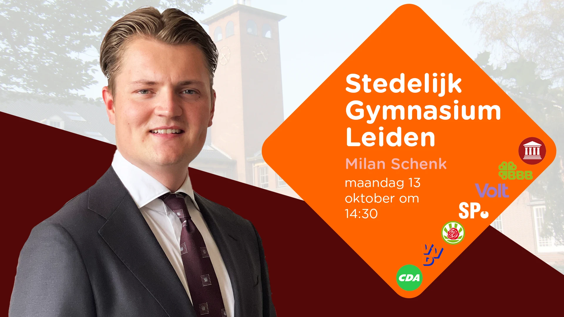 Verkiezingsdebat op Stedelijk Gymnasium Leiden
