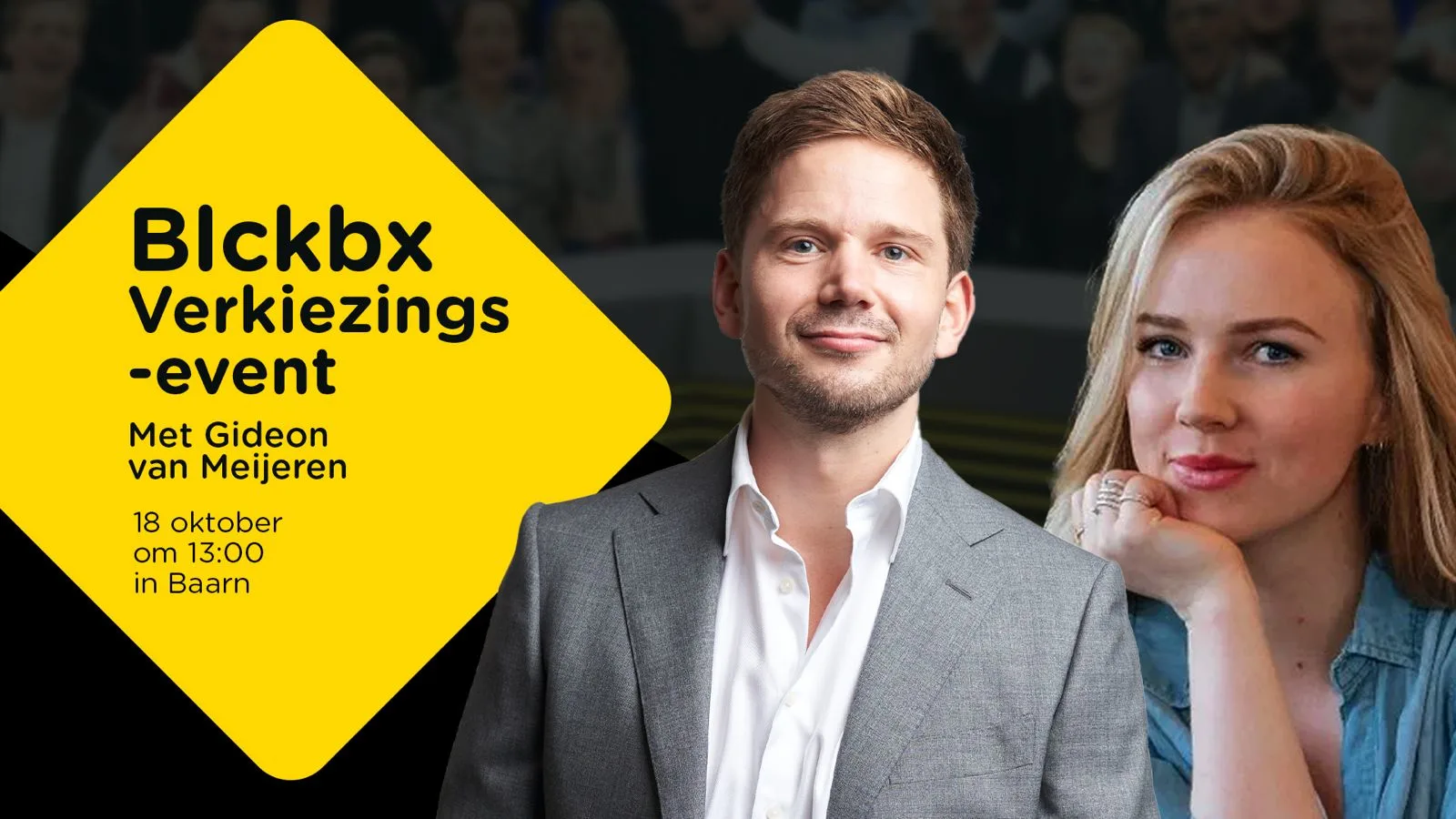 BLCKBX verkiezingsevent in Baarn