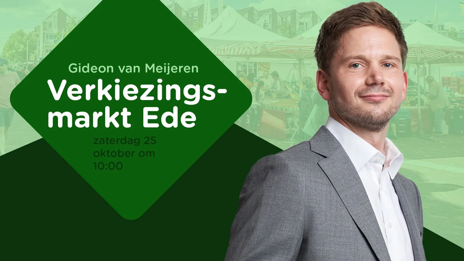 Verkiezingsmarkt in Ede