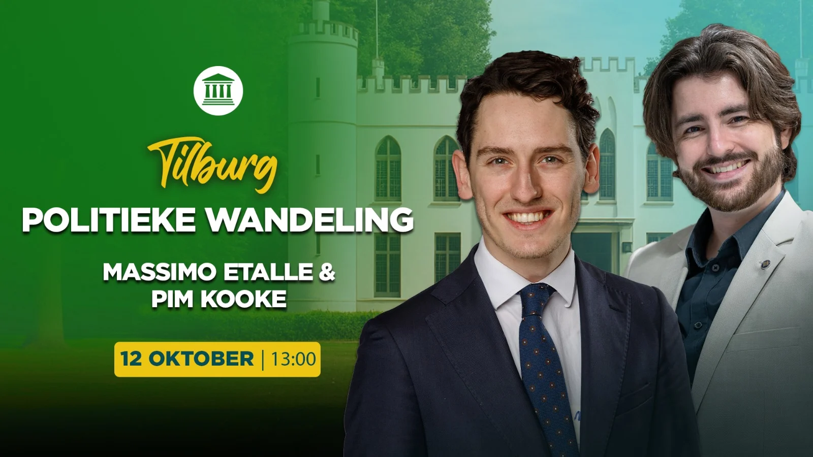 Politieke wandeling in Tilburg