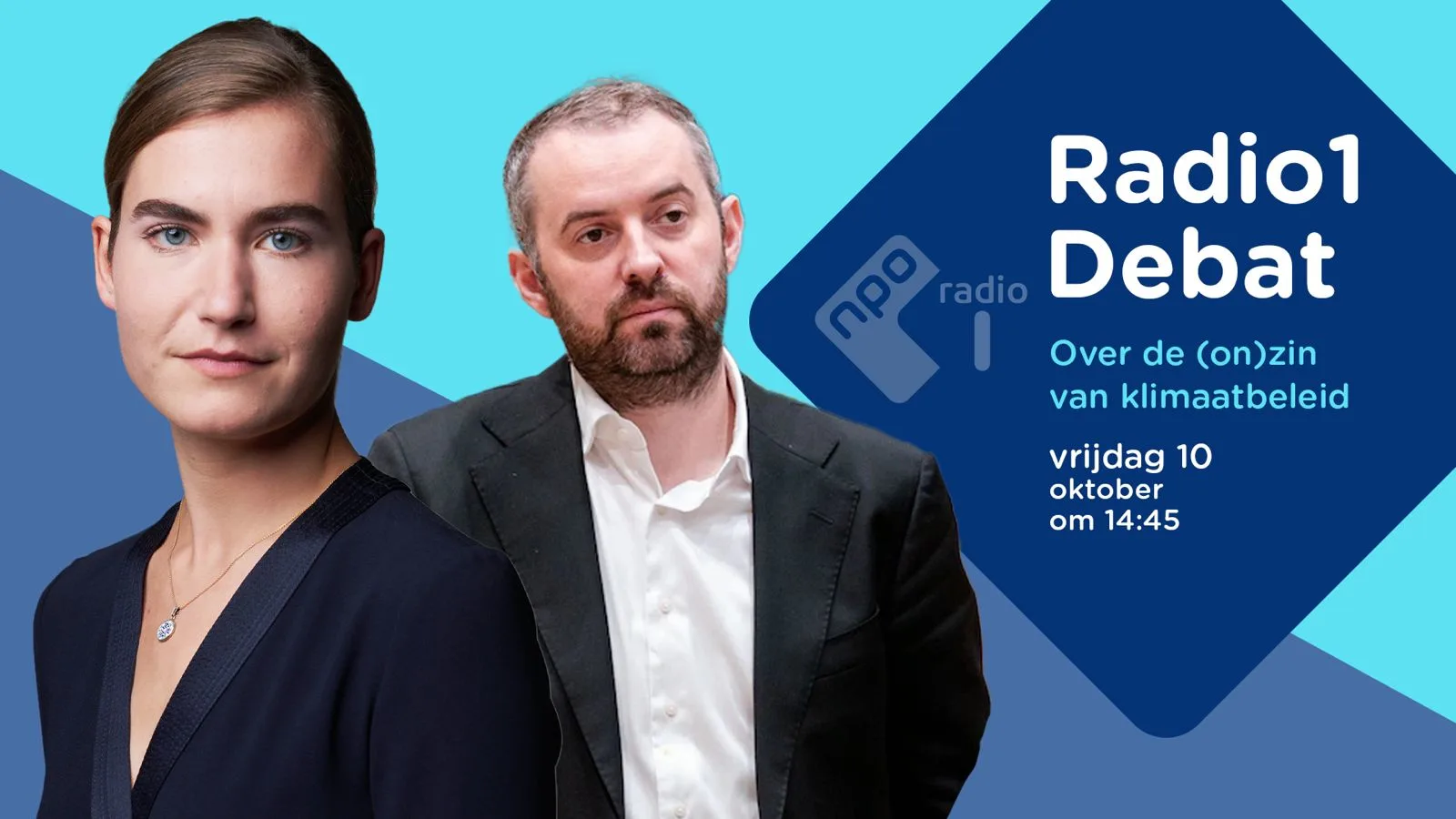 Lidewij de Vos (FVD) vs Jimmy Dijk (SP) bij NPO Radiodebat
