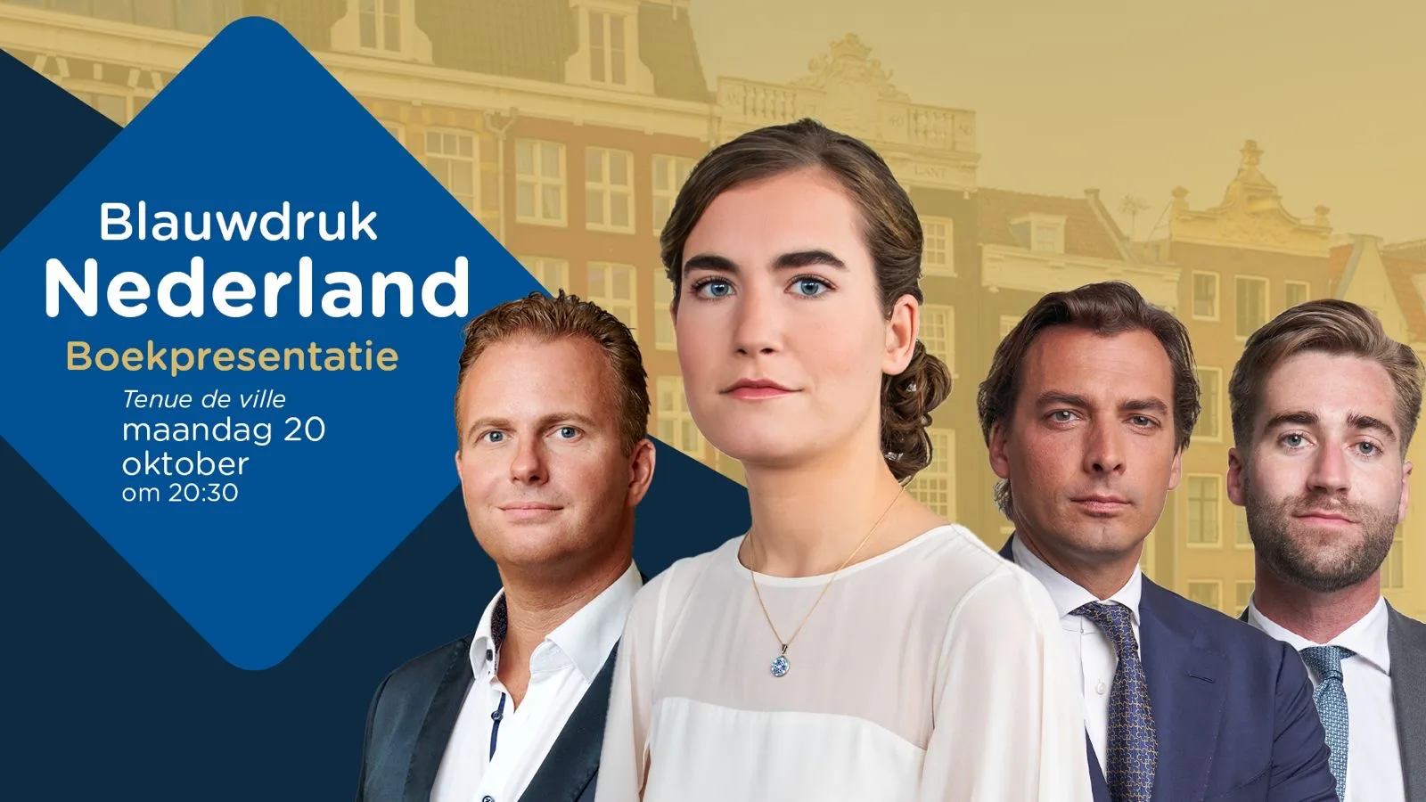 Boekpresentatie Blauwdruk Nederland in Amsterdam