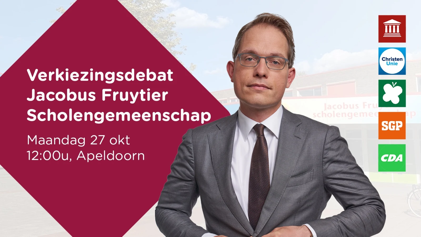 Verkiezingsdebat op Jacobus Fruytier