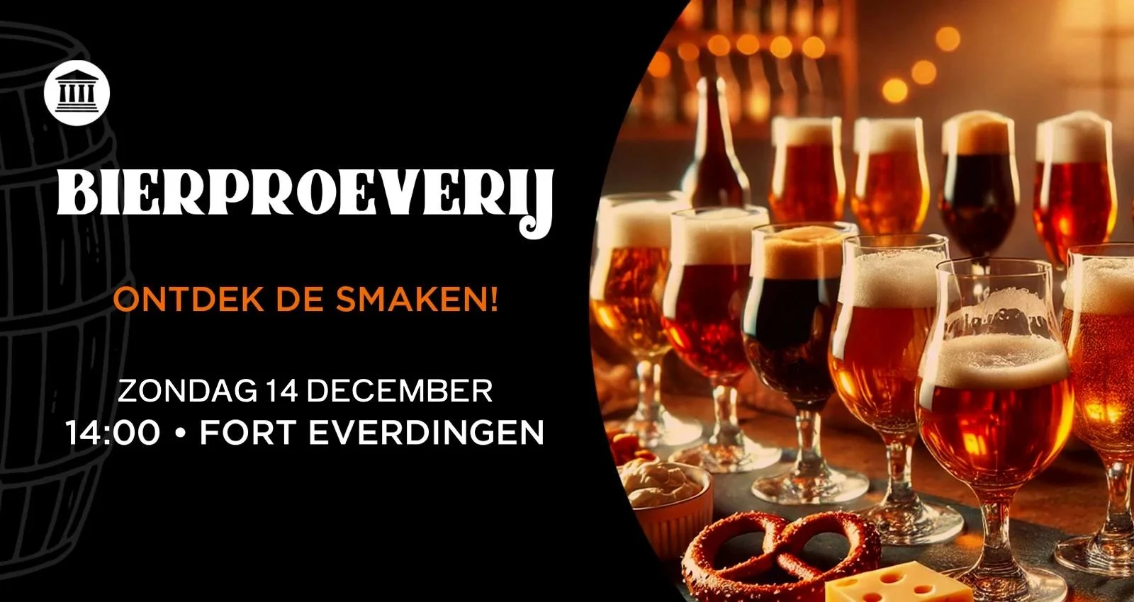 Bierproeverij bij Fort Everdingen