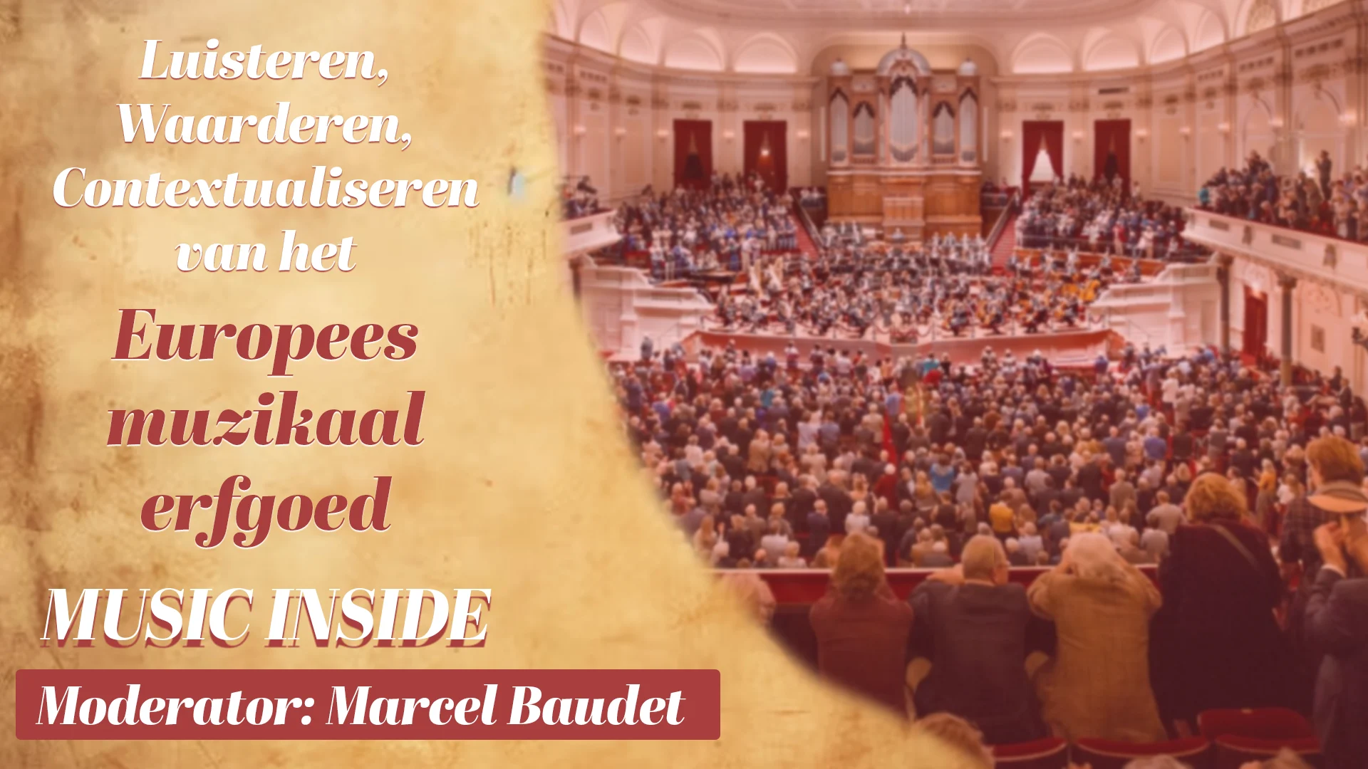 Music Inside: Een Vierdelige Masterclass van Marcel Baudet