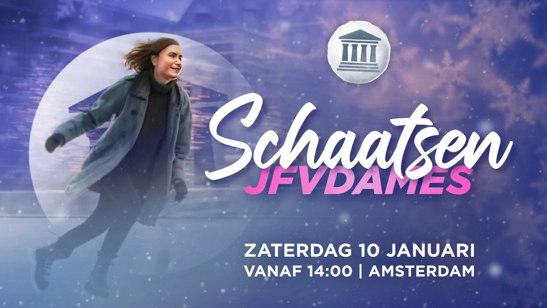 JFVDames: schaatsen in Amsterdam