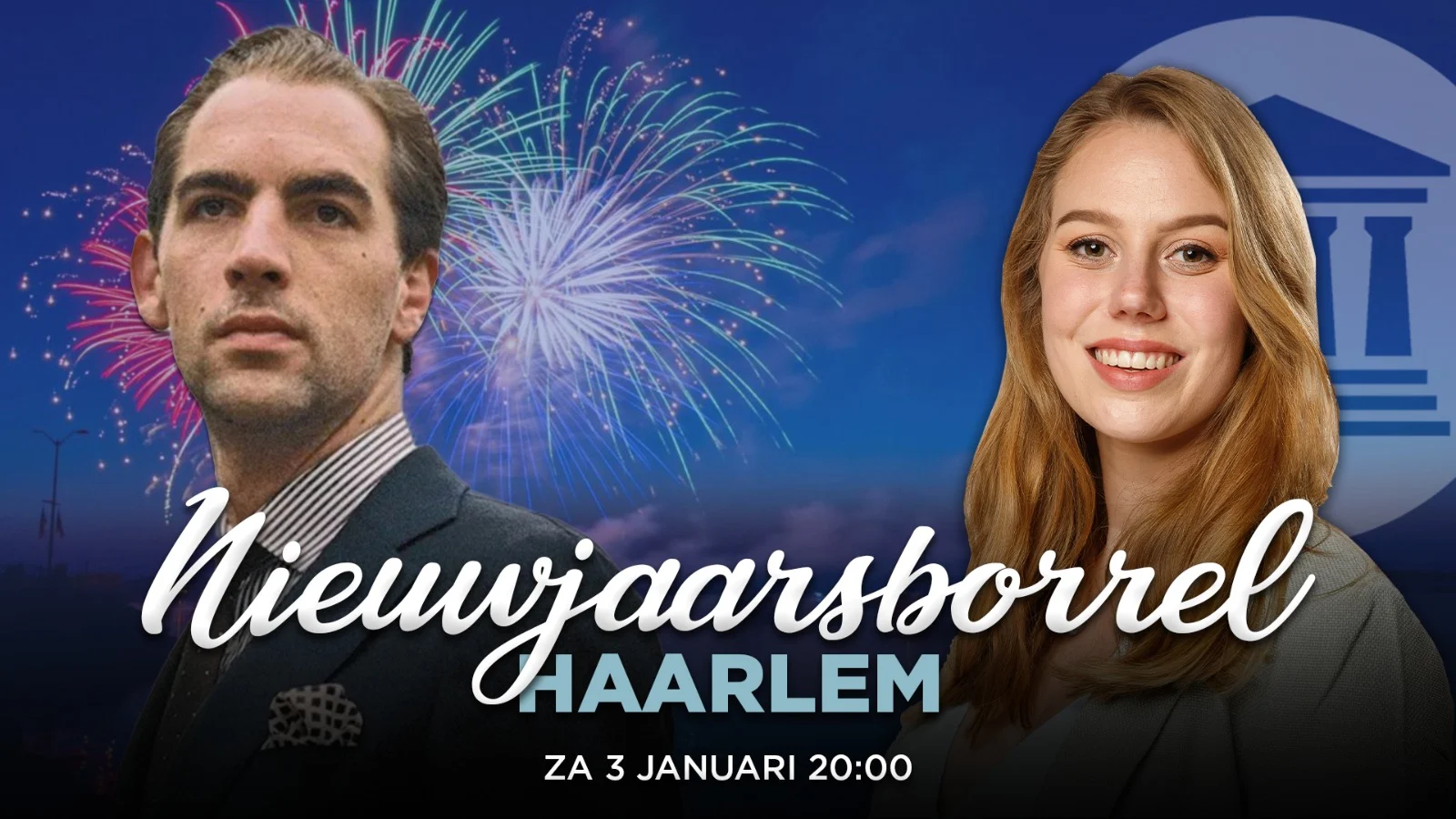 Nieuwjaarsborrel in Haarlem