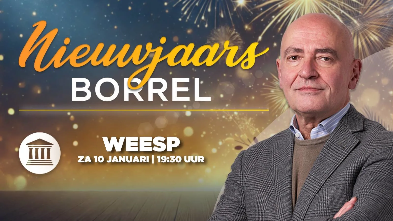 Nieuwjaarsborrel in Weesp