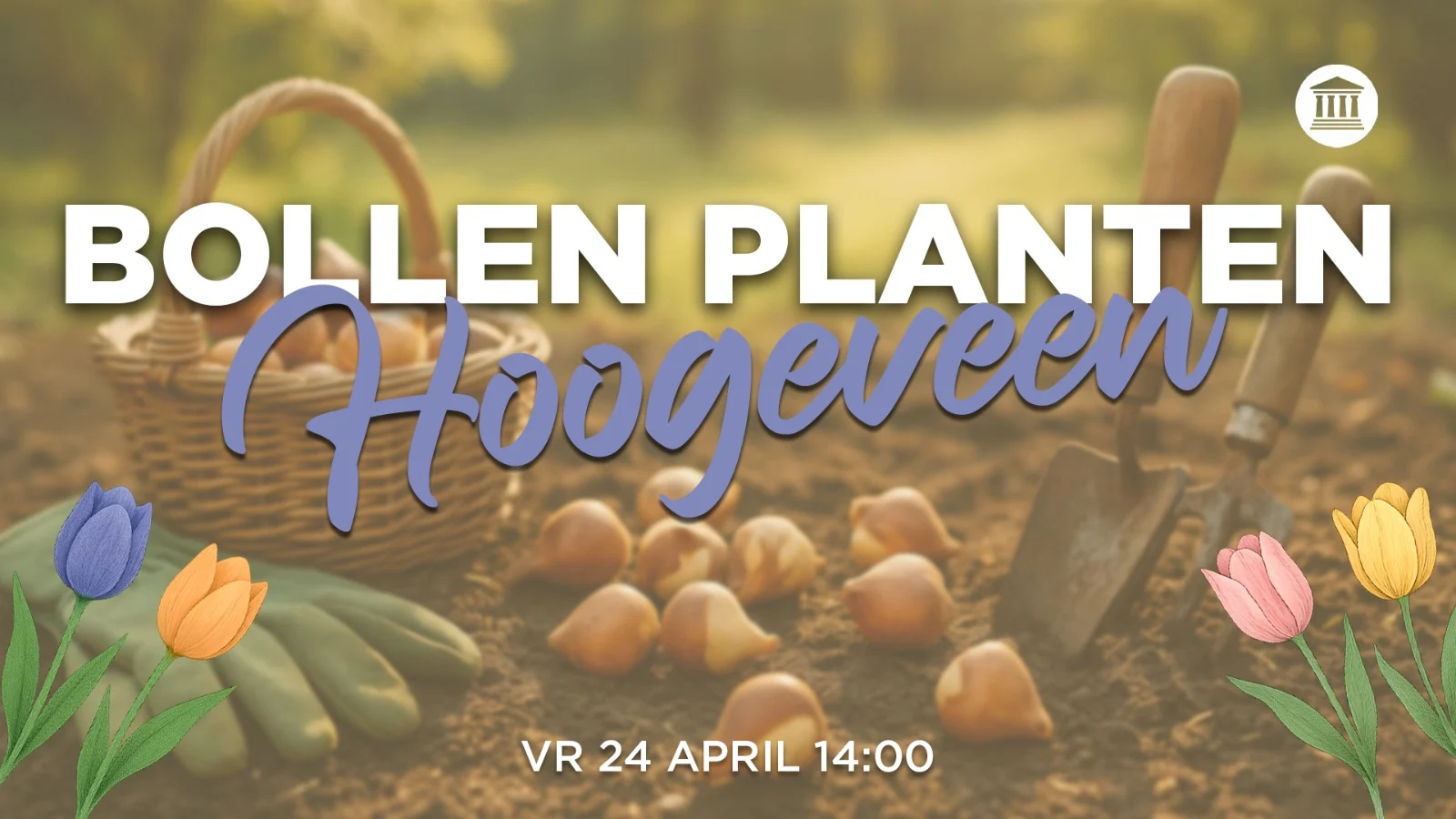 Jaarlijkse bollenplantactie met FVD Hoogeveen