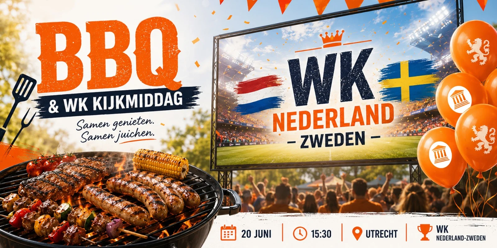 BBQ, Borrel & Oranje