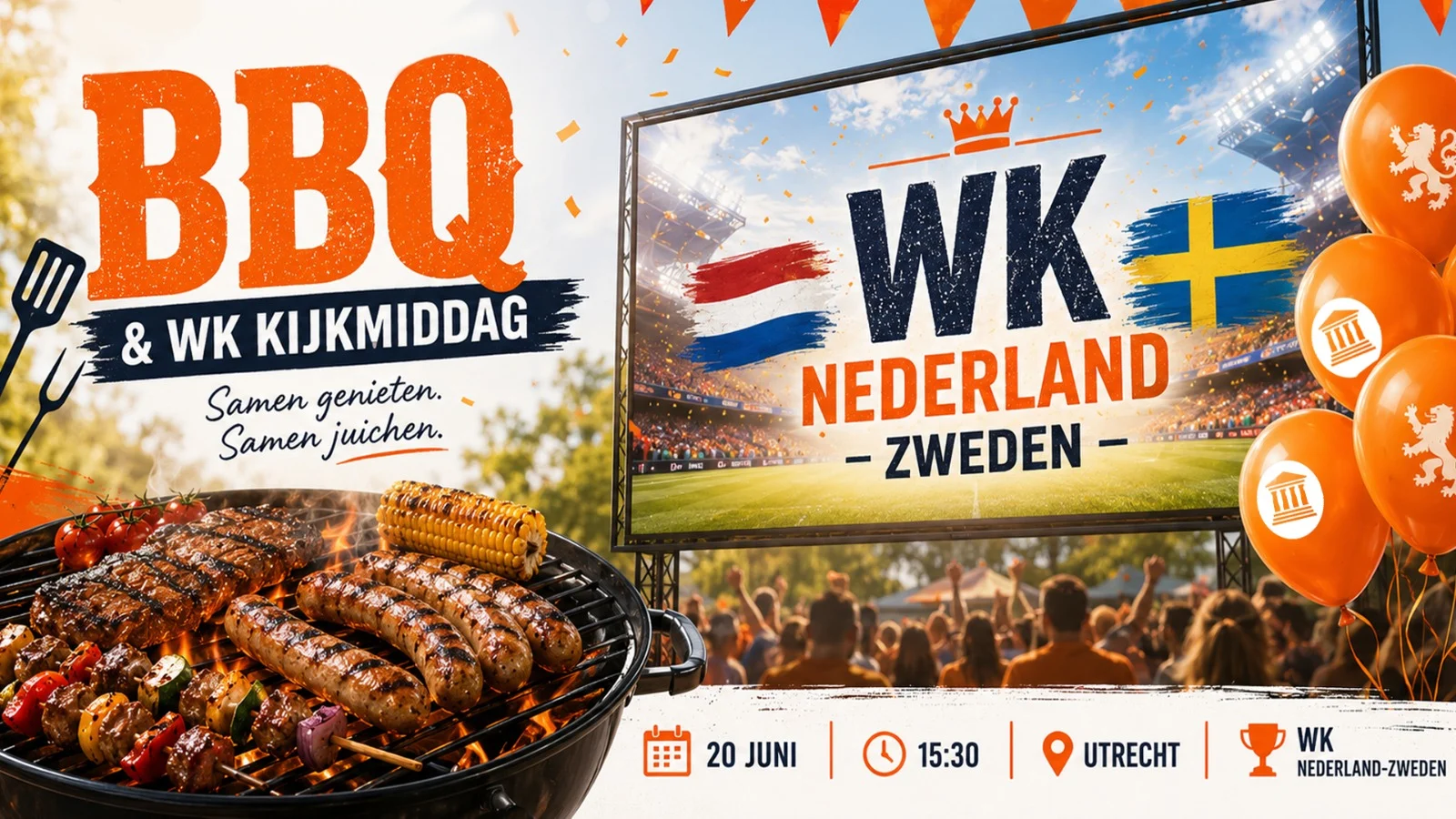 BBQ, Borrel & Oranje