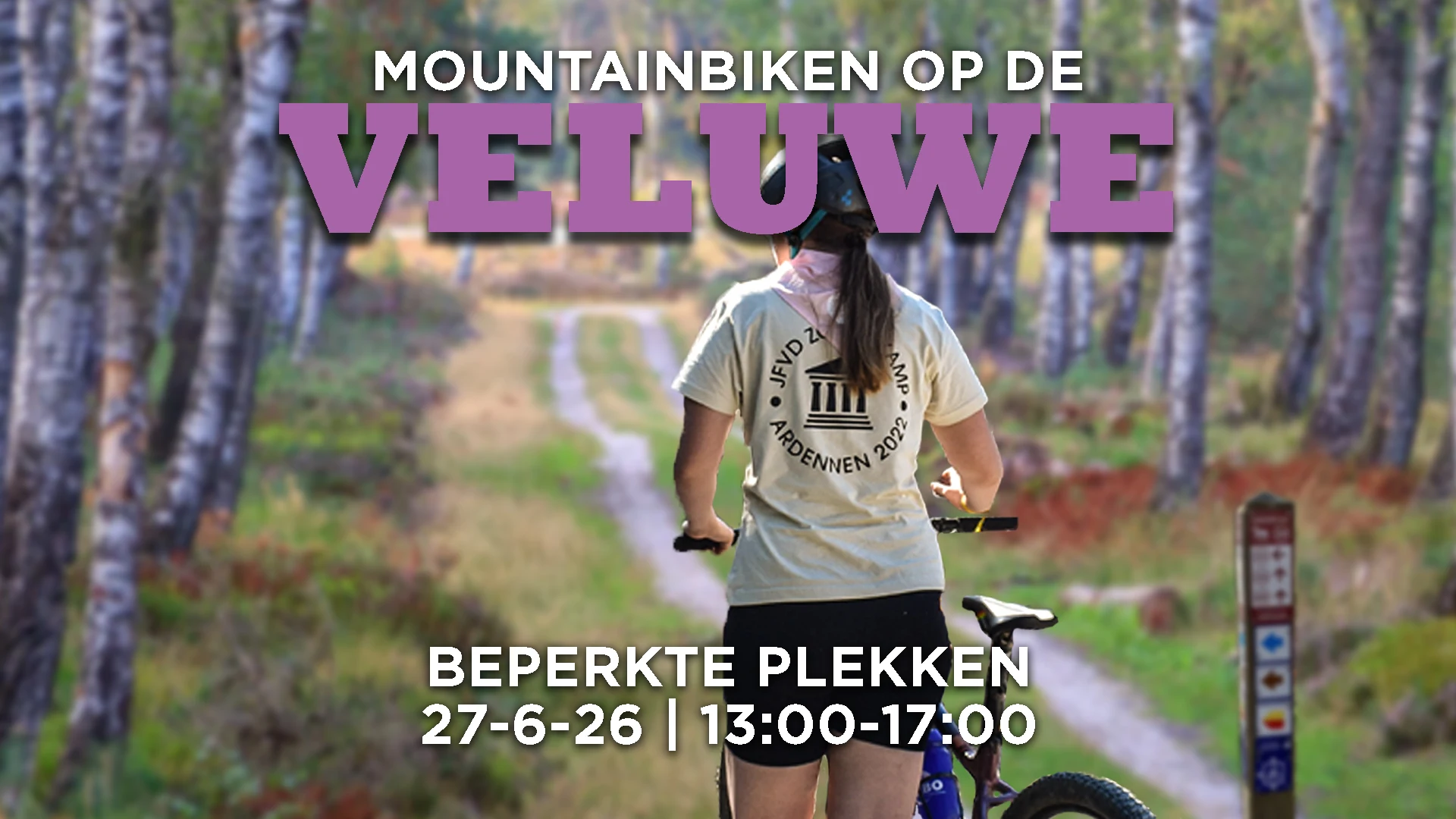 Mountainbiketocht met JFVD door de Veluwe!